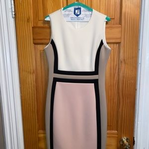 Color blocked Calvin Klein Dress
